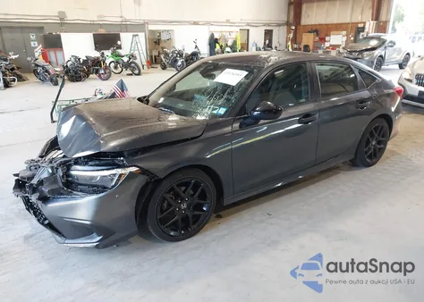 2022 Honda Civic Sport z USA, uszkodzony, nr VIN 2HGFE2F59NH610851